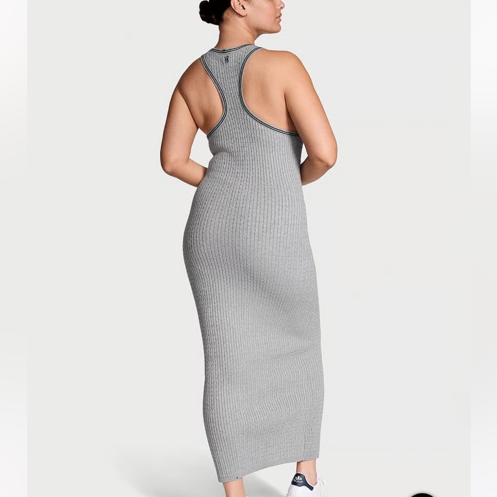 Victoria Secret Luxe Cable Knit Long Slip Dress - Picture 2 of 6
